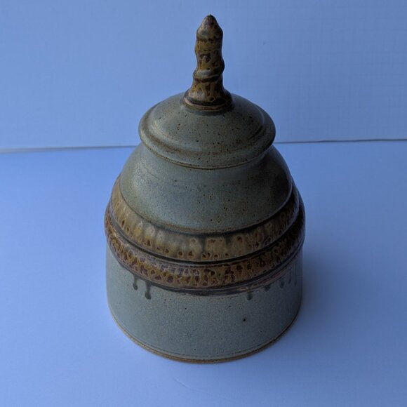 Rare Dotson Honey Bee Hive Jar with Lid - Picture 6 of 15